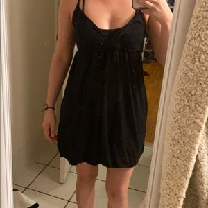 Zoo Black bubble dress